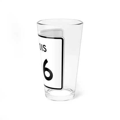 Illinois 106 (Illinois) (Road Sign) Pint Glass 16oz - Go Mug Yourself