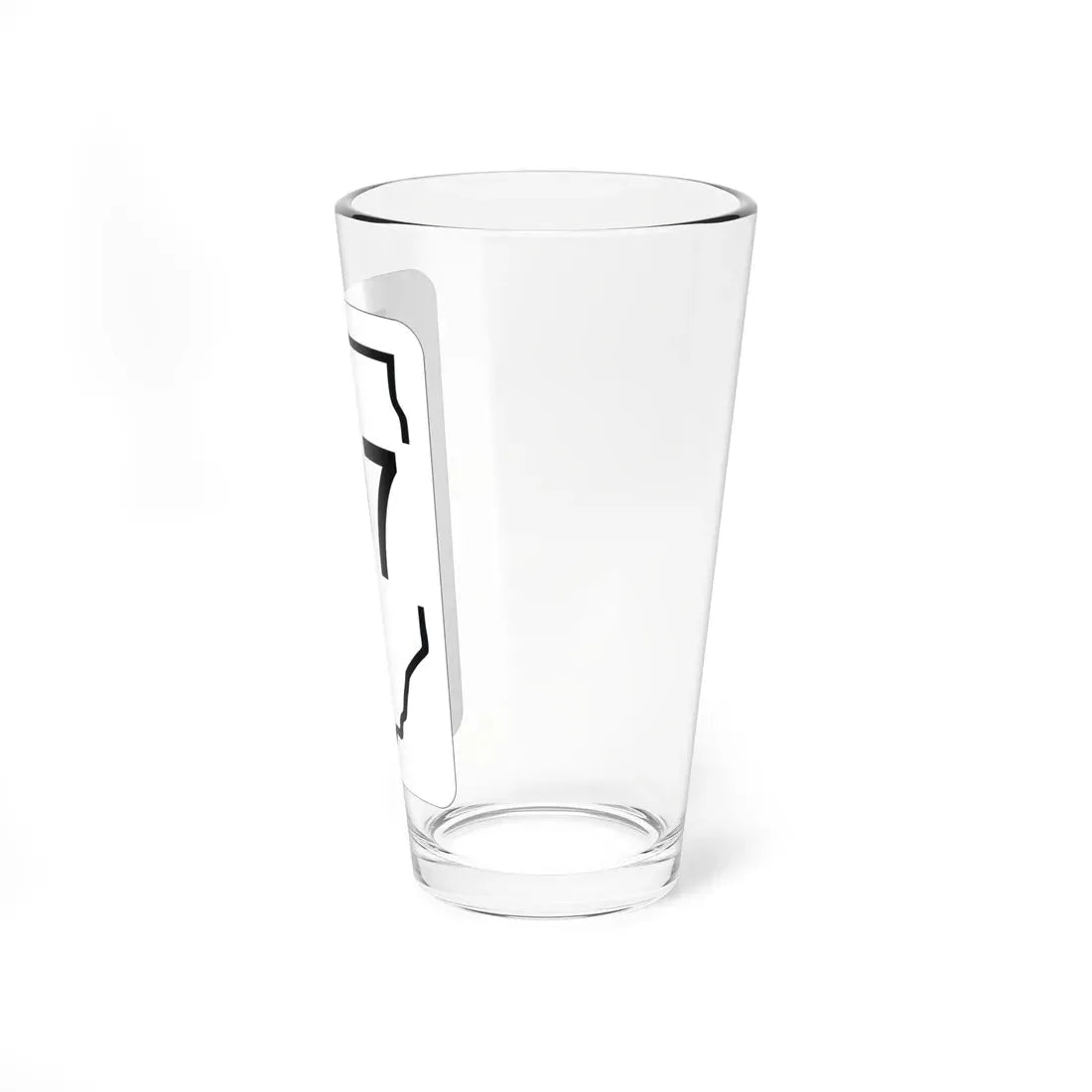 Illinois 107 1950 (Illinois) (Road Sign) Pint Glass 16oz - Go Mug Yourself
