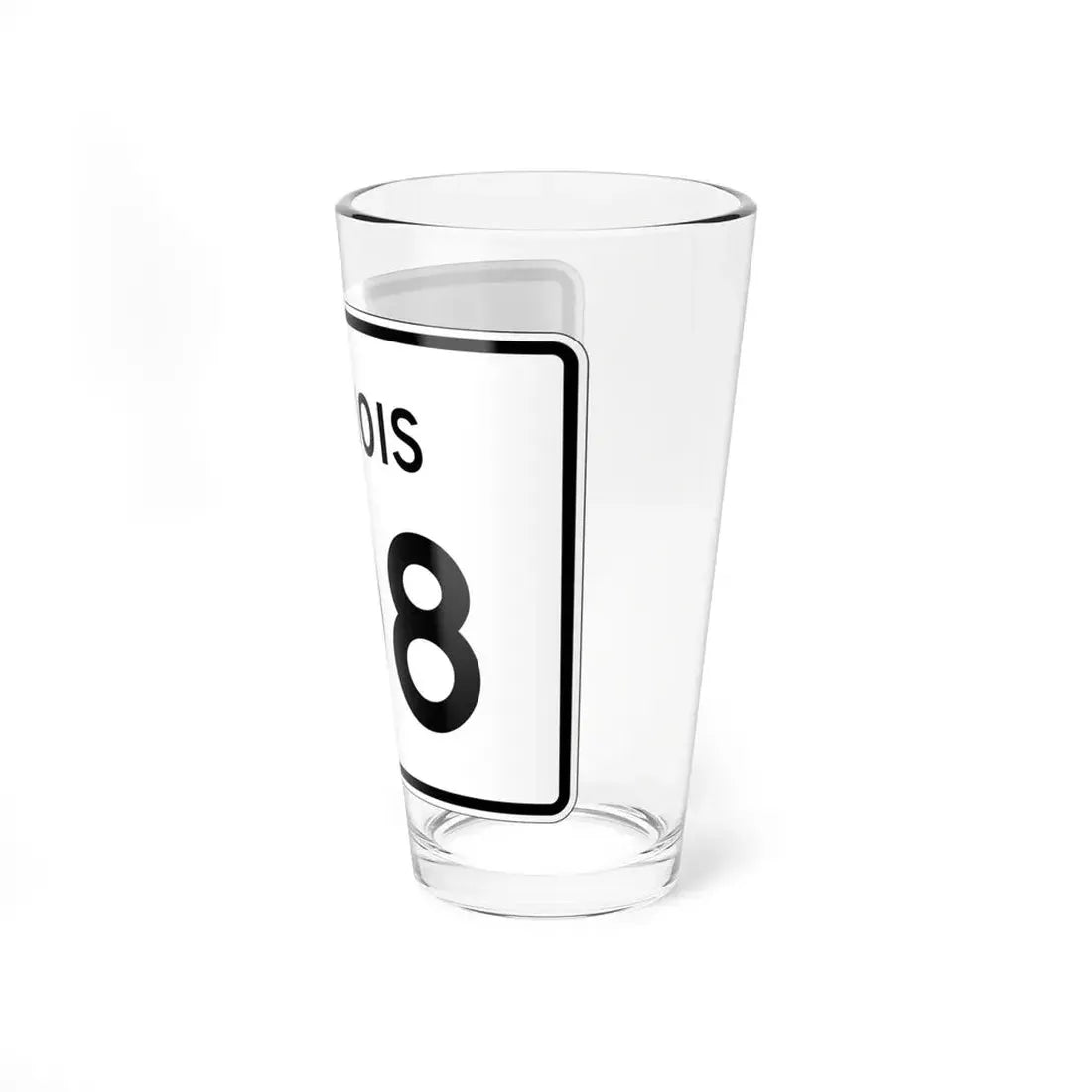 Illinois 108 (Illinois) (Road Sign) Pint Glss 16oz - Go Mug Yourself