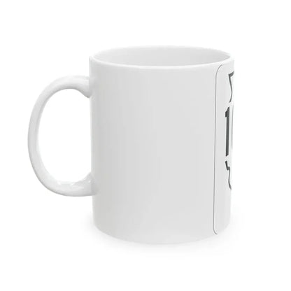 Illinois 109 1950 (Illinois) (Road Sign) White Coffee Mug - Go Mug Yourself