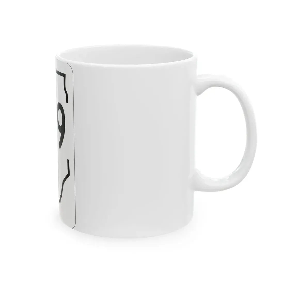 Illinois 109 1950 (Illinois) (Road Sign) White Coffee Mug - Go Mug Yourself