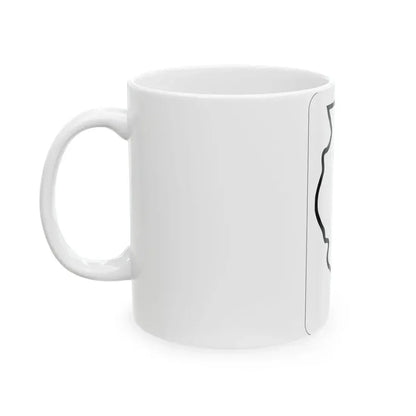 Illinois 11 1950 (Illinois) (Road Sign) White Coffee Mug - Go Mug Yourself