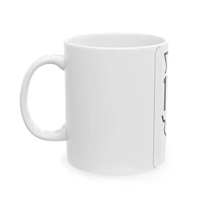 Illinois 110 1950 (Illinois) (Road Sign) White Coffee Mug - Go Mug Yourself