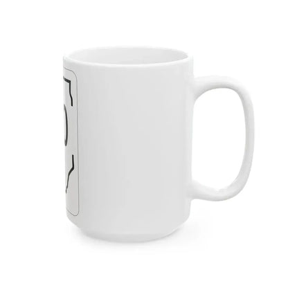 Illinois 110 1950 (Illinois) (Road Sign) White Coffee Mug - Go Mug Yourself
