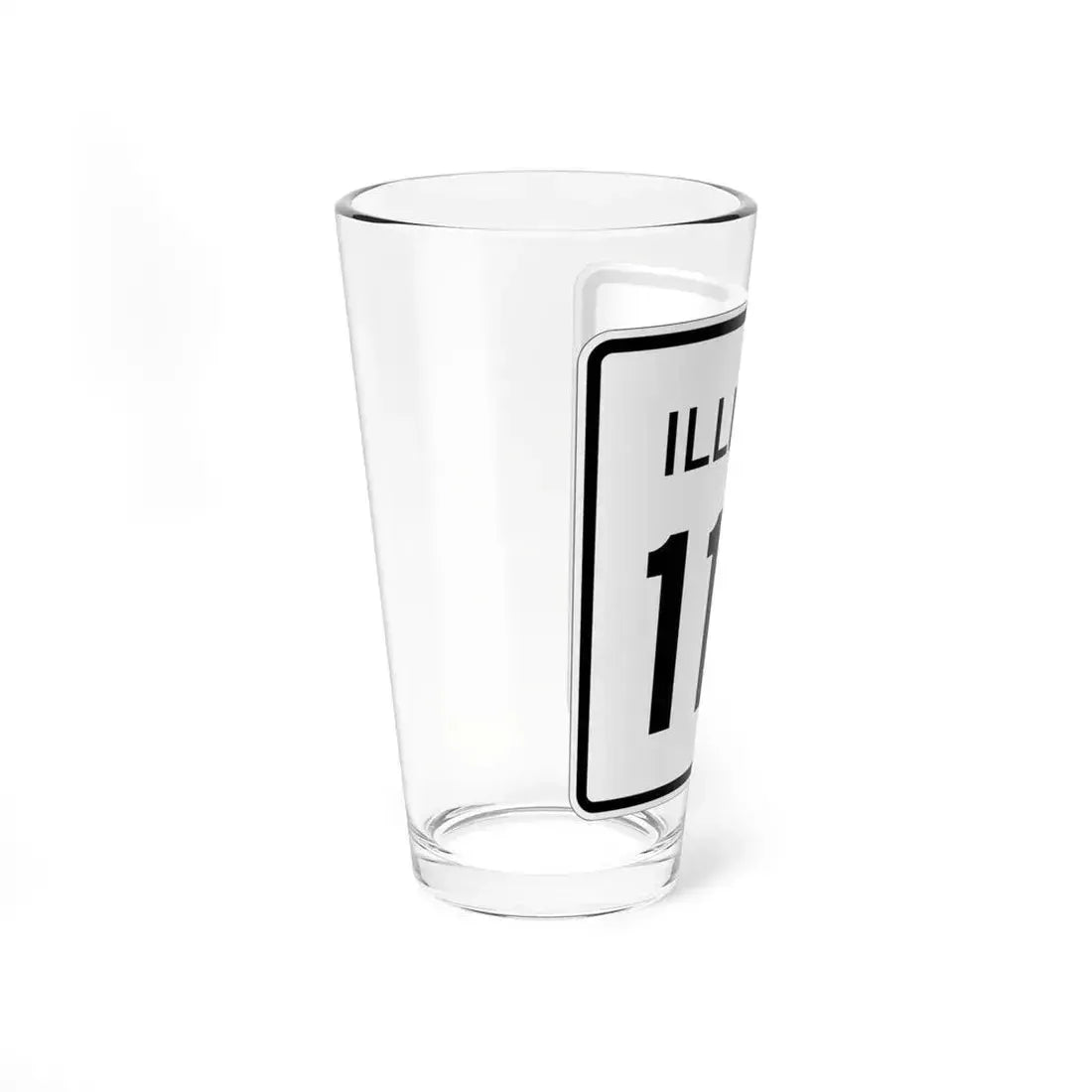 Illinois 110 (Illinois) (Road Sign) Pint Glass 16oz - Go Mug Yourself