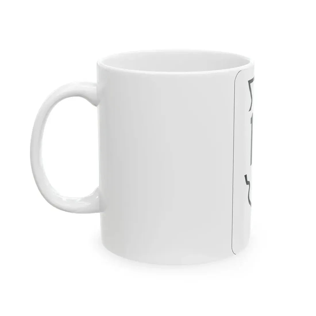 Illinois 111 1950 (Illinois) (Road Sign) White Coffee Mug - Go Mug Yourself