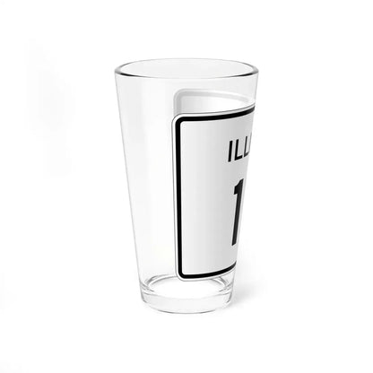 Illinois 111 (Illinois) (Road Sign) Pint Glss 16oz - Go Mug Yourself