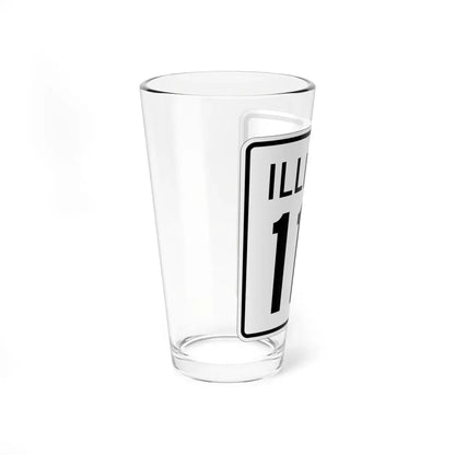 Illinois 112 1960 (Illinois) (Road Sign) Pint Glass 16oz - Go Mug Yourself