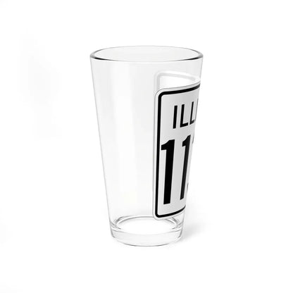 Illinois 113N 1960 (Illinois) (Road Sign) Pint Glass 16oz - Go Mug Yourself
