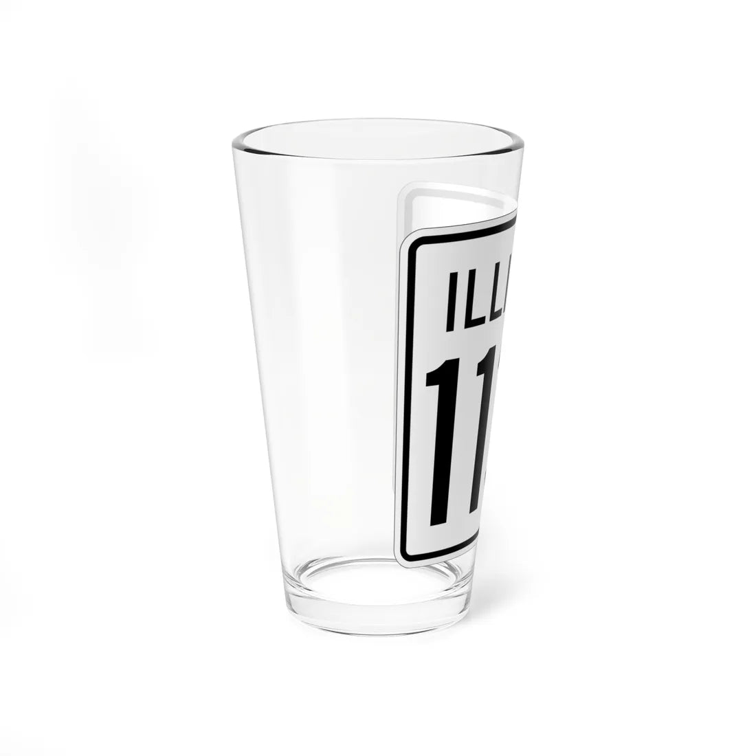 Illinois 113S 1960 (Illinois) (Road Sign) Pint Glss 16oz - Go Mug Yourself