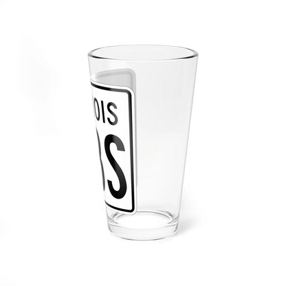 Illinois 113S 1960 (Illinois) (Road Sign) Pint Glss 16oz - Go Mug Yourself