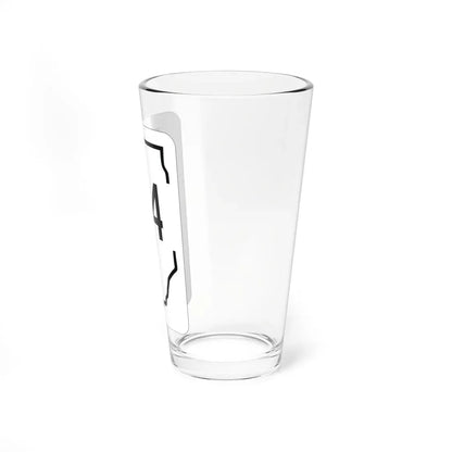 Illinois 114 1950 (Illinois) (Road Sign) Pint Glass 16oz - Go Mug Yourself
