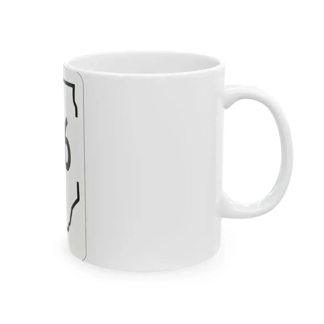 Illinois 116 1950 (Illinois) (Road Sign) White Coffee Mug - Go Mug Yourself