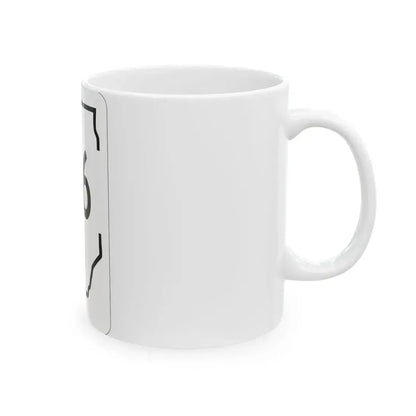 Illinois 116 1950 (Illinois) (Road Sign) White Coffee Mug - Go Mug Yourself