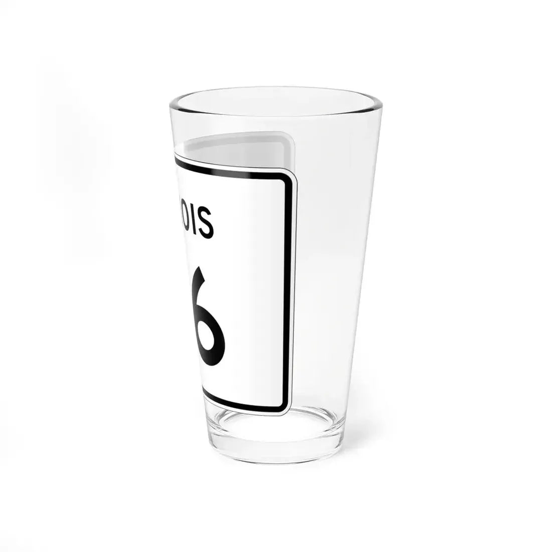 Illinois 116 (Illinois) (Road Sign) Pint Glss 16oz - Go Mug Yourself