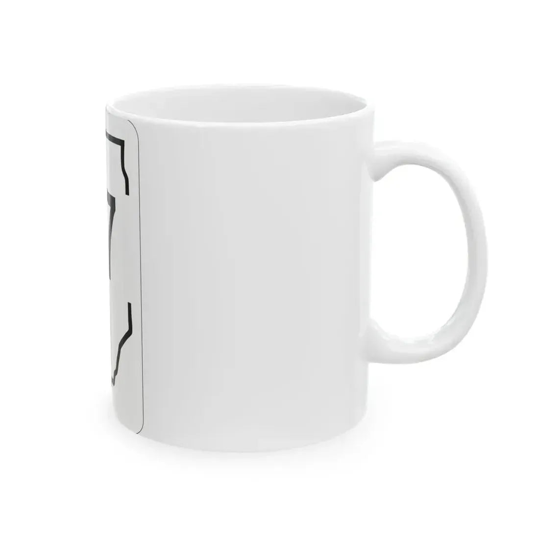 Illinois 117 1950 (Illinois) (Road Sign) White Coffee Mug - Go Mug Yourself