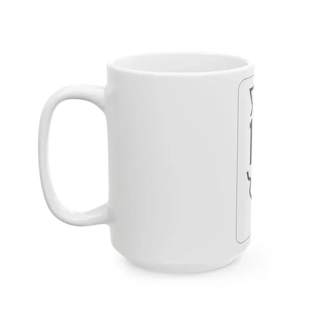 Illinois 117 1950 (Illinois) (Road Sign) White Coffee Mug - Go Mug Yourself