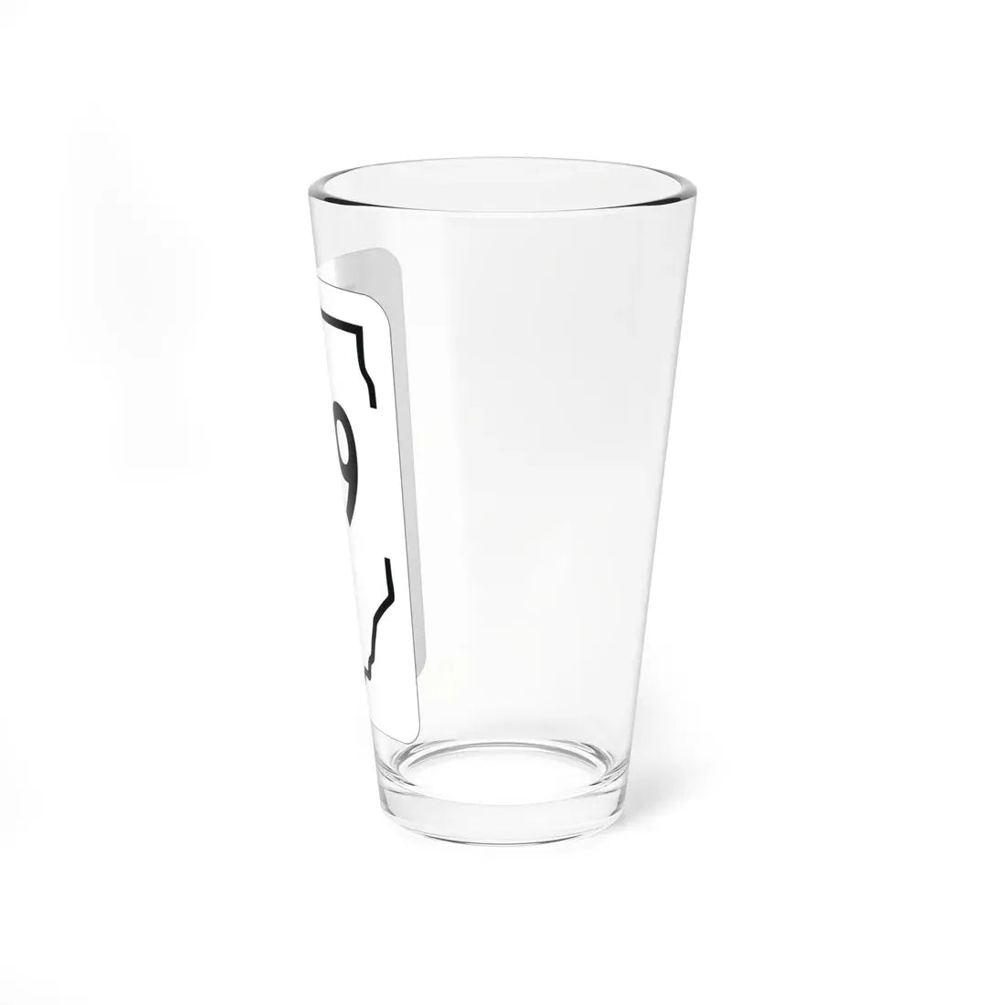Illinois 119 1950 (Illinois) (Road Sign) Pint Glass 16oz - Go Mug Yourself