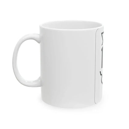 Illinois 119 1950 (Illinois) (Road Sign) White Coffee Mug - Go Mug Yourself