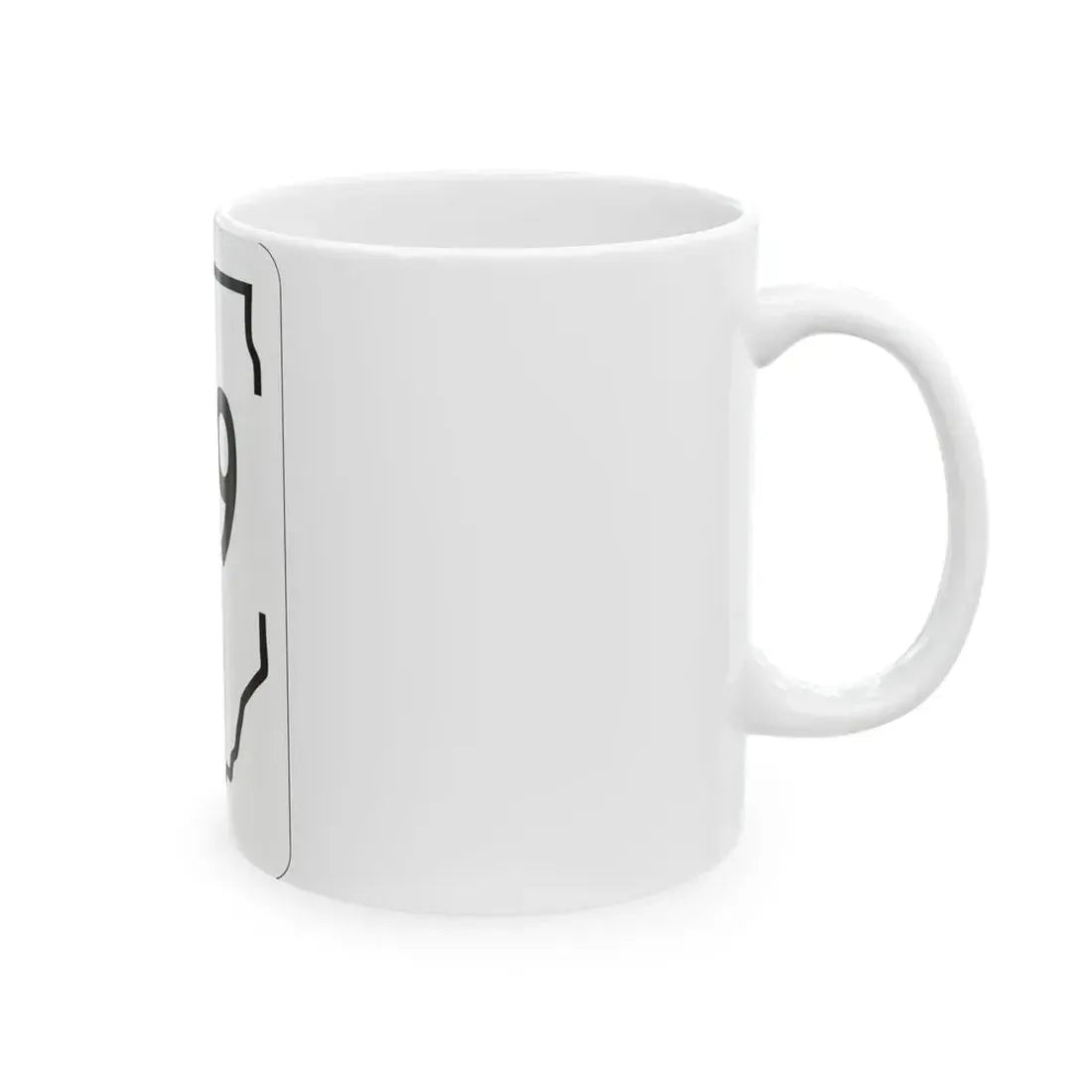 Illinois 119 1950 (Illinois) (Road Sign) White Coffee Mug - Go Mug Yourself