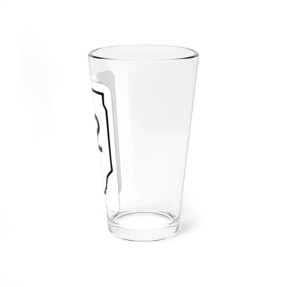 Illinois 12 1950 (Illinois) (Road Sign) Pint Glass 16oz - Go Mug Yourself