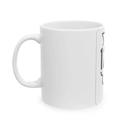 Illinois 120 1950 (Illinois) (Road Sign) White Coffee Mug - Go Mug Yourself