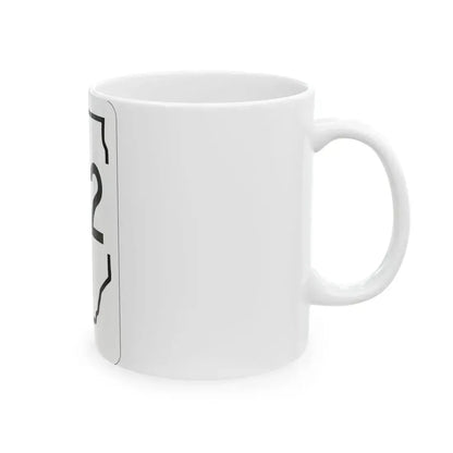 Illinois 122 1950 (Illinois) (Road Sign) White Coffee Mug - Go Mug Yourself