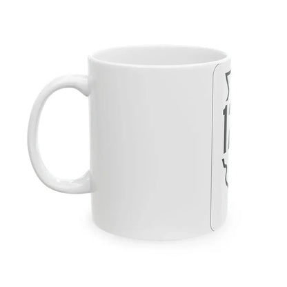 Illinois 123 1950 (Illinois) (Road Sign) White Coffee Mug - Go Mug Yourself