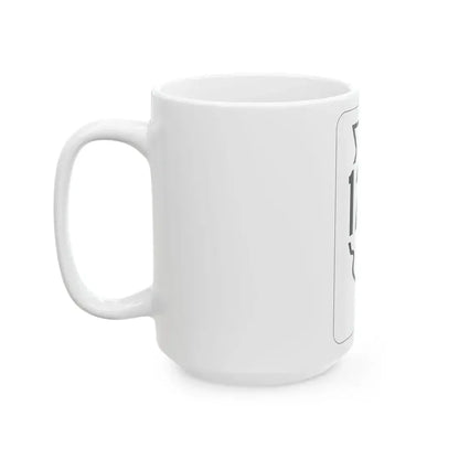Illinois 124 1950 (Illinois) (Road Sign) White Coffee Mug - Go Mug Yourself