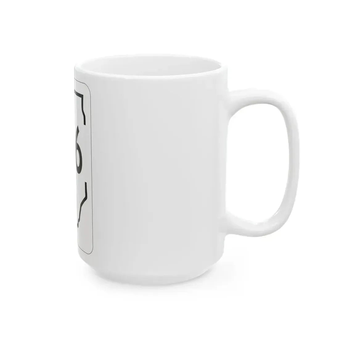 Illinois 126 1950 (Illinois) (Road Sign) White Coffee Mug - Go Mug Yourself