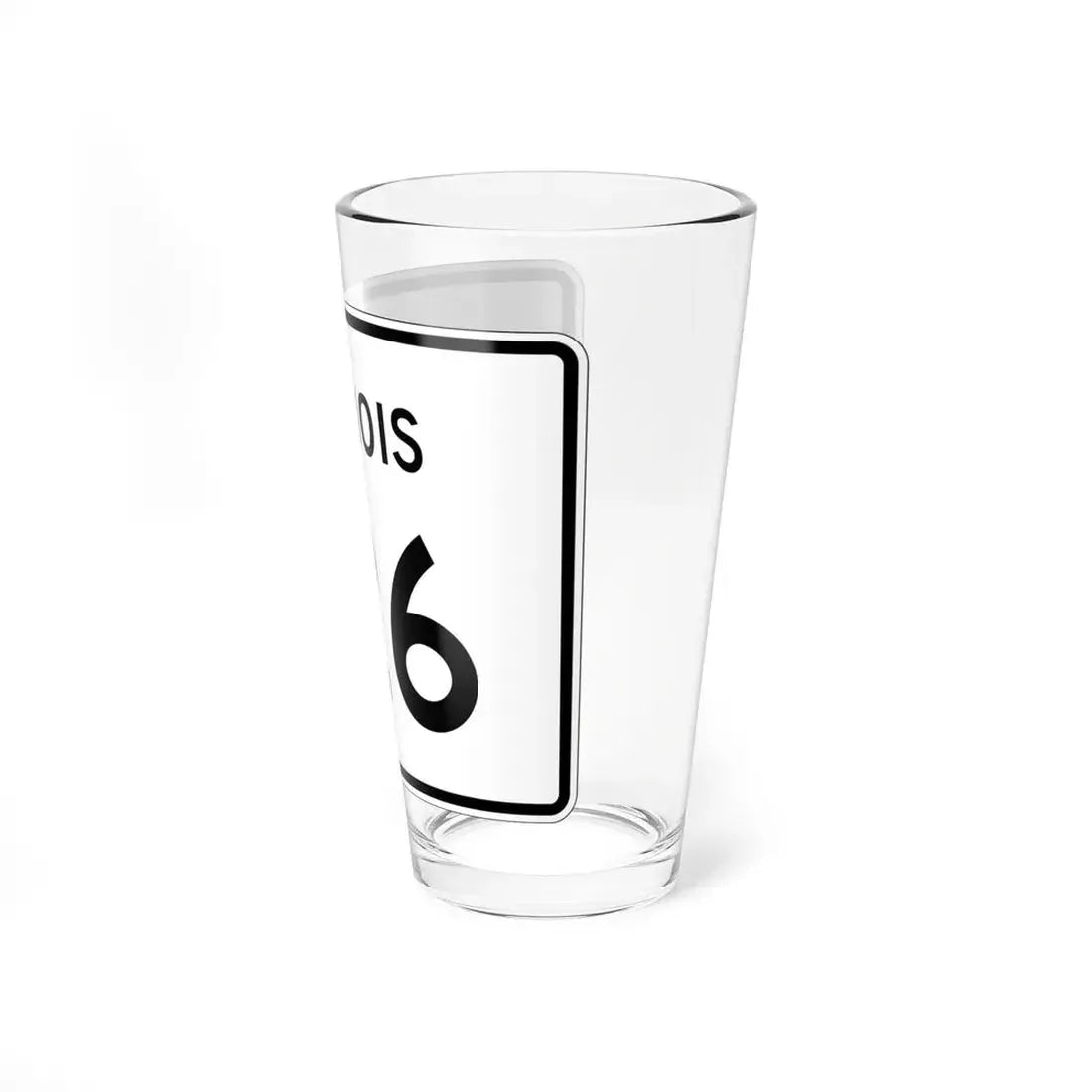 Illinois 126 (Illinois) (Road Sign) Pint Glss 16oz - Go Mug Yourself