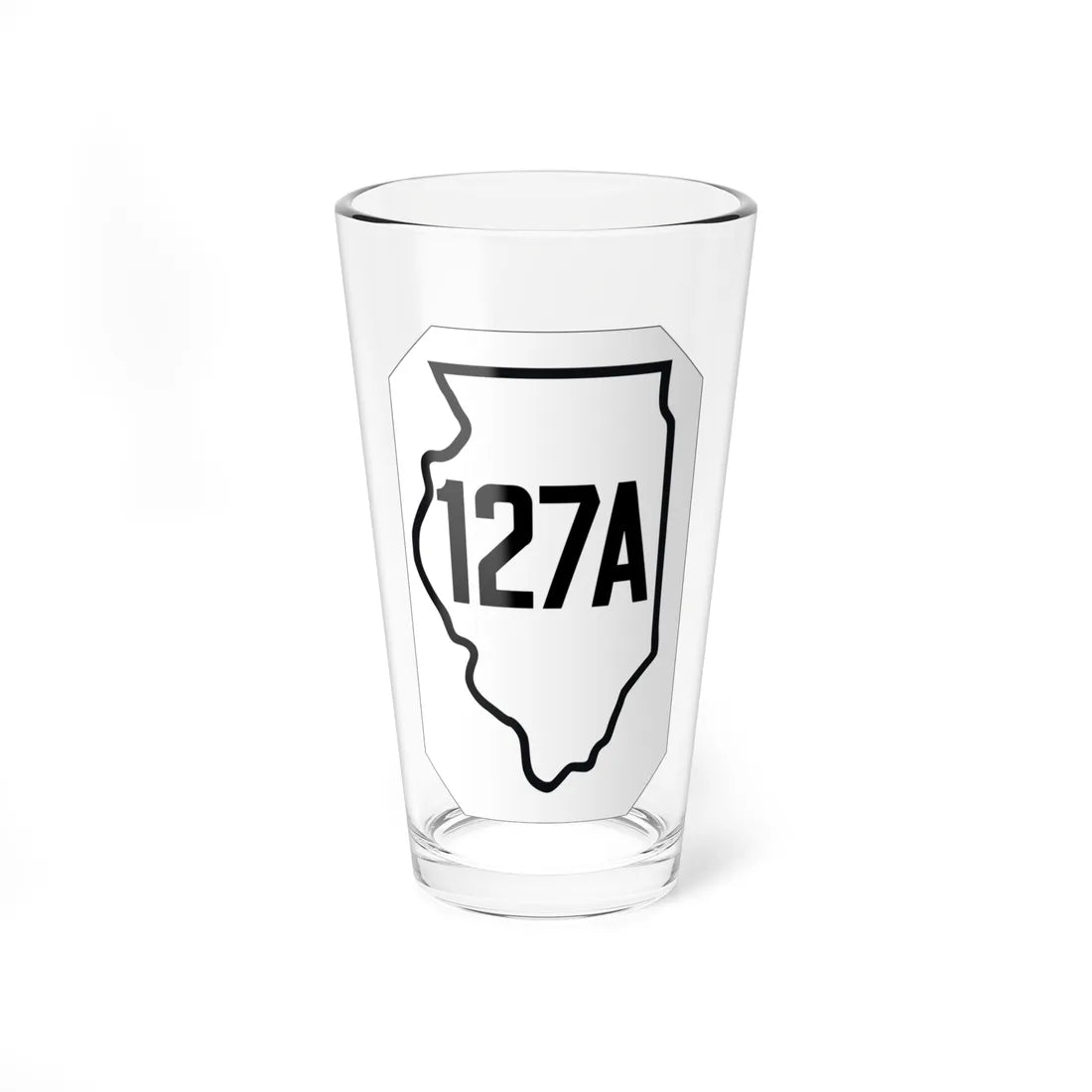 Illinois 127A 1926 (Illinois) (Road Sign) Pint Glss 16oz 16oz - Go Mug Yourself