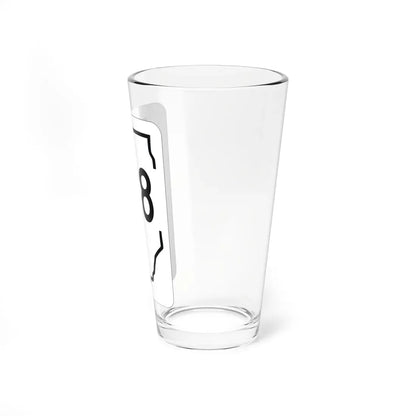 Illinois 128 1950 (Illinois) (Road Sign) Pint Glass 16oz - Go Mug Yourself