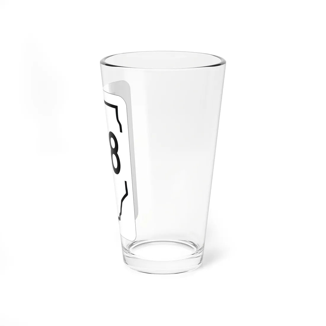 Illinois 128 1950 (Illinois) (Road Sign) Pint Glss 16oz - Go Mug Yourself