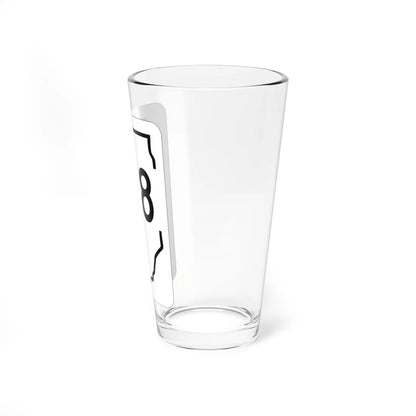 Illinois 128 1950 (Illinois) (Road Sign) Pint Glss 16oz - Go Mug Yourself