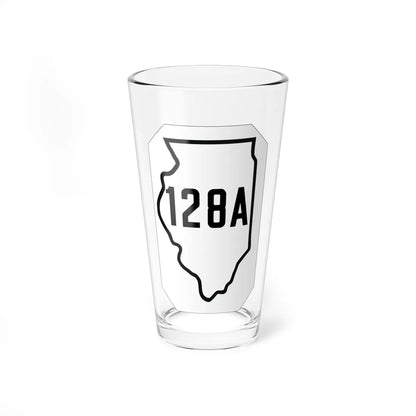 Illinois 128A 1926 (Illinois) (Road Sign) Pint Glss 16oz 16oz - Go Mug Yourself