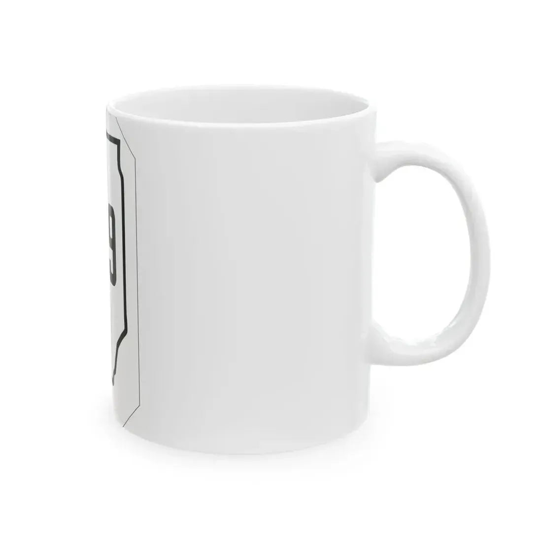Illinois 129 1926 (Illinois) (Road Sign) White Coffee Mug - Go Mug Yourself