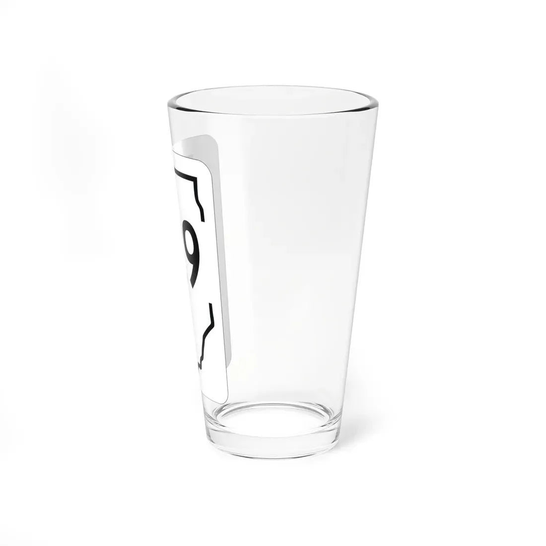 Illinois 129 1950 (Illinois) (Road Sign) Pint Glass 16oz - Go Mug Yourself