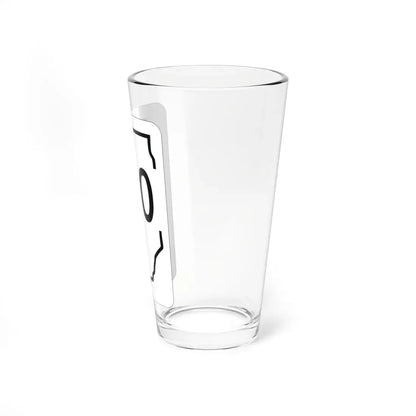 Illinois 130 1950 (Illinois) (Road Sign) Pint Glass 16oz - Go Mug Yourself