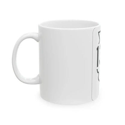 Illinois 130 1950 (Illinois) (Road Sign) White Coffee Mug - Go Mug Yourself