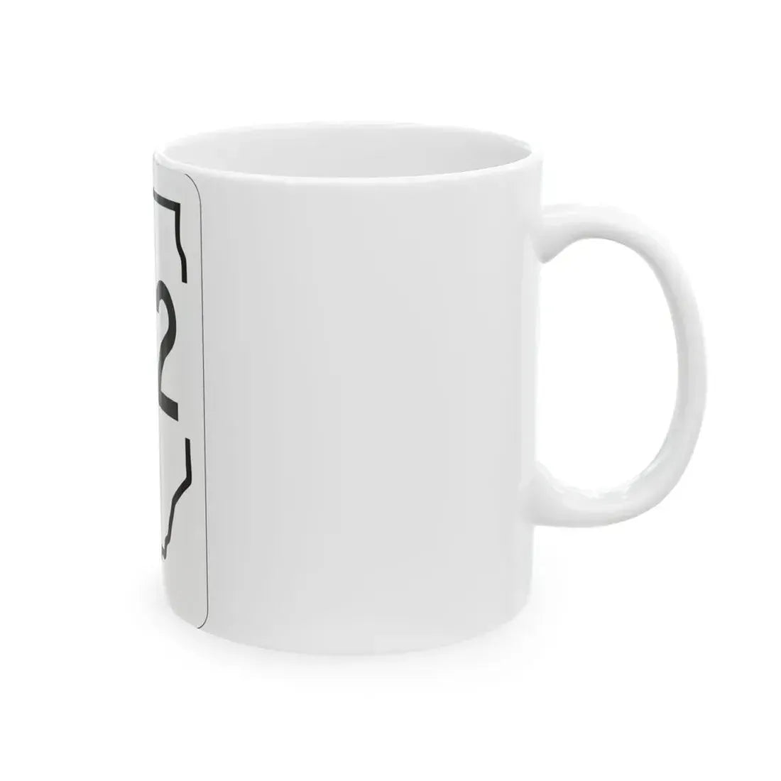 Illinois 132 1950 (Illinois) (Road Sign) White Coffee Mug - Go Mug Yourself