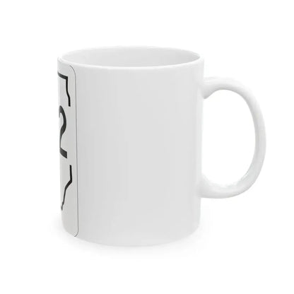 Illinois 132 1950 (Illinois) (Road Sign) White Coffee Mug - Go Mug Yourself