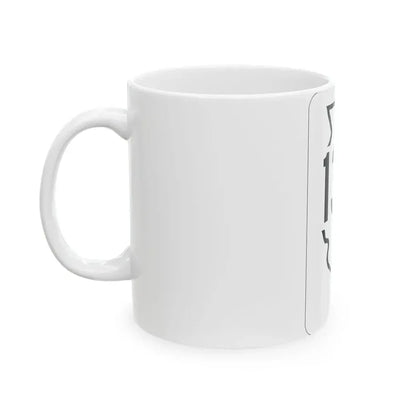 Illinois 133 1950 (Illinois) (Road Sign) White Coffee Mug - Go Mug Yourself