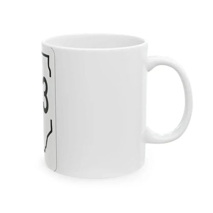 Illinois 133 1950 (Illinois) (Road Sign) White Coffee Mug - Go Mug Yourself