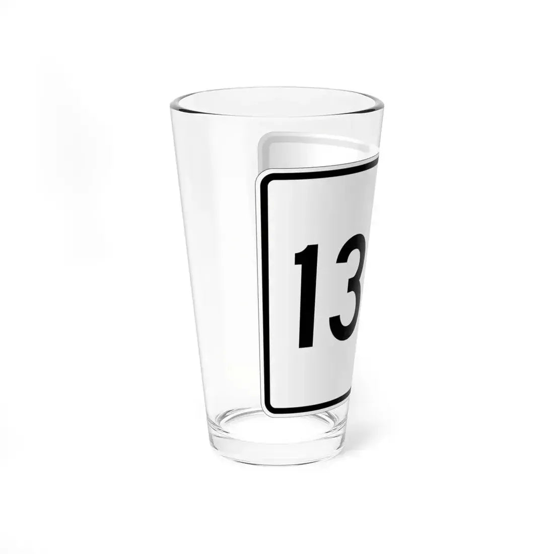 Illinois 136A (Illinois) (Road Sign) Pint Glass 16oz - Go Mug Yourself