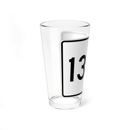 Illinois 136A (Illinois) (Road Sign) Pint Glass 16oz - Go Mug Yourself