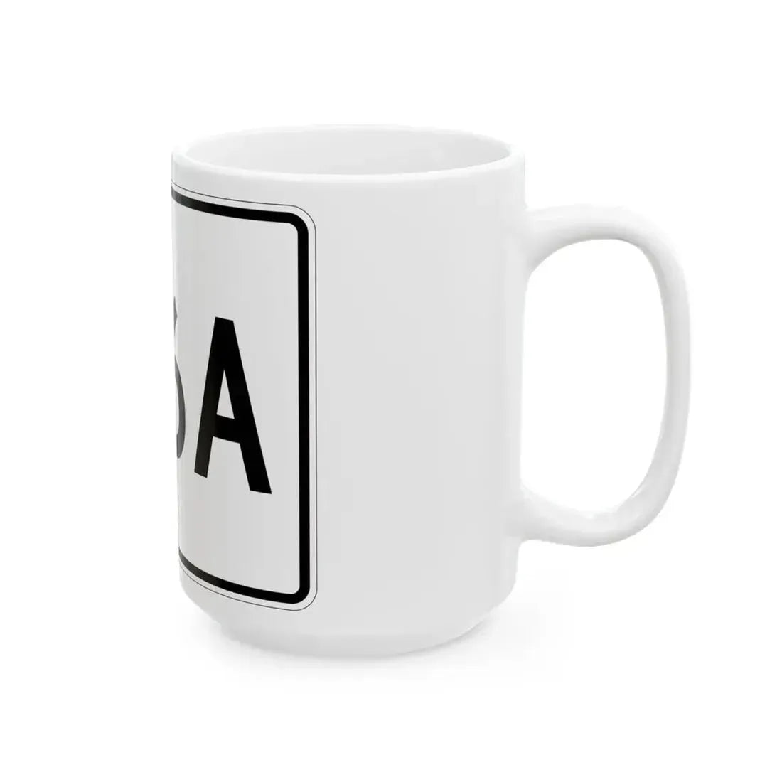Illinois 136A (Illinois) (Road Sign) White Coffee Mug - Go Mug Yourself