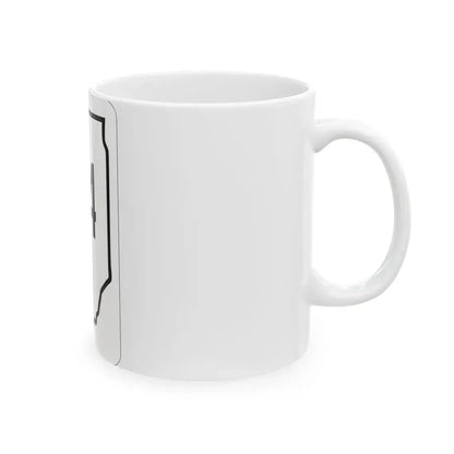Illinois 14 1950 (Illinois) (Road Sign) White Coffee Mug - Go Mug Yourself