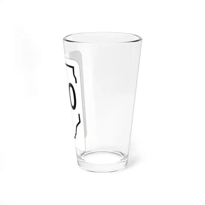 Illinois 140 1950 (Illinois) (Road Sign) Pint Glass 16oz - Go Mug Yourself