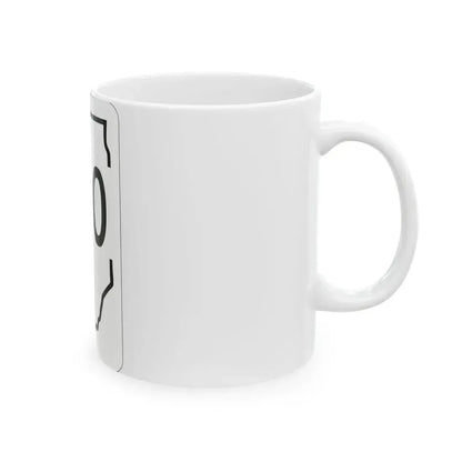 Illinois 140 1950 (Illinois) (Road Sign) White Coffee Mug - Go Mug Yourself